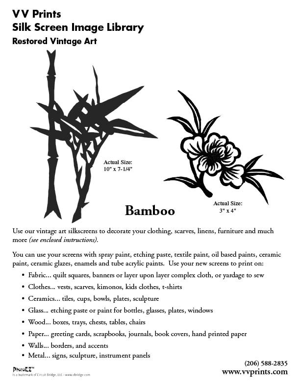 Bamboo Silkscreen