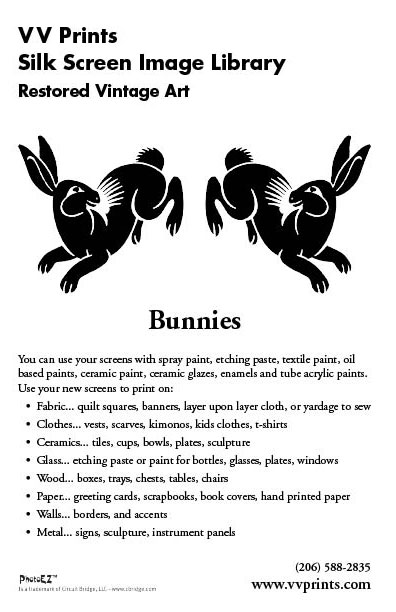[Bunny Rabbits Silkscreen]