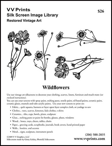 Wildflowers Silkscreen